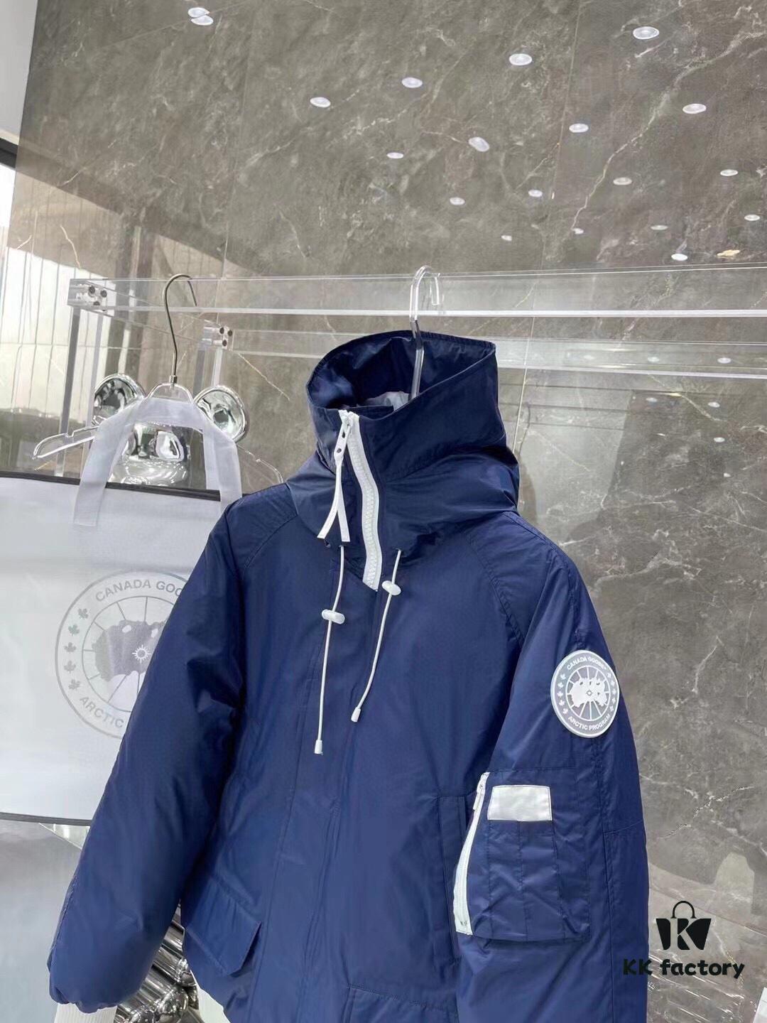 Canada Goose White Label Series Official Website Sync 01# - Mood Blue, Dawn Blue, White - 90% White Duck Down - Unisex