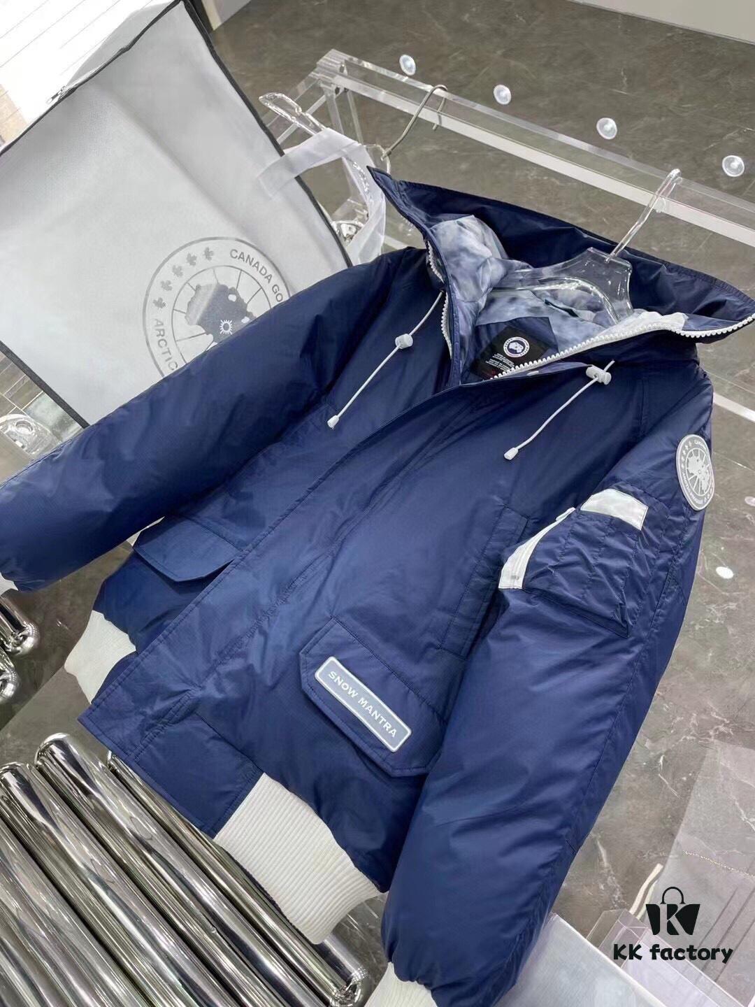 Canada Goose White Label Series Official Website Sync 01# - Mood Blue, Dawn Blue, White - 90% White Duck Down - Unisex