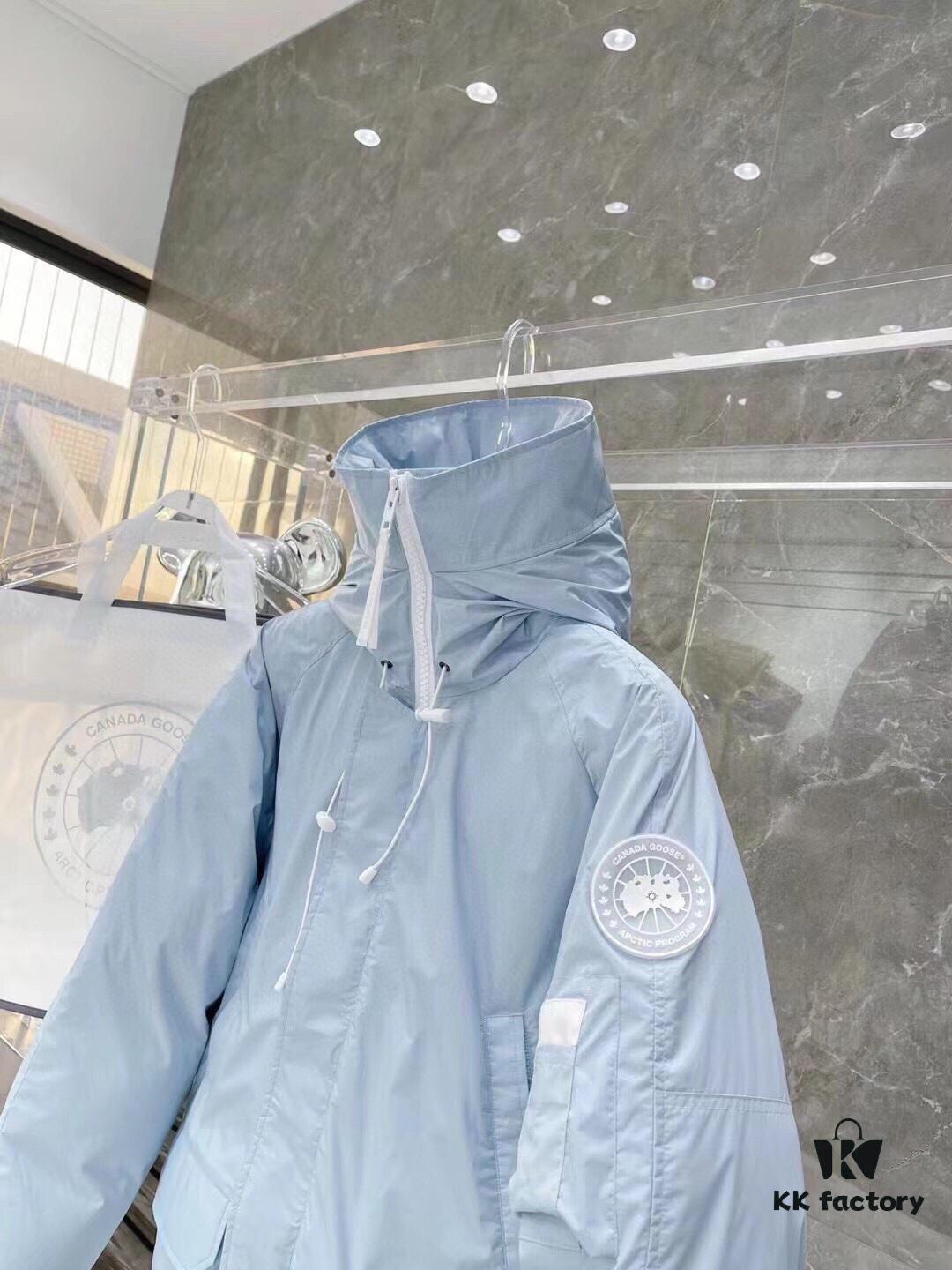 Canada Goose White Label Series Official Website Sync 01# - Windproof Warm Down Jacket with 90% White Duck Down Fill, Unisex Style