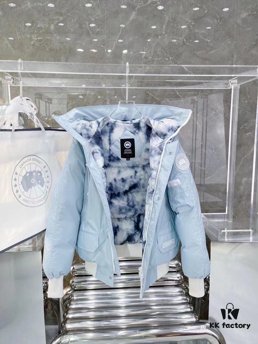 Canada Goose White Label Series Official Website Sync 01# - Windproof Warm Down Jacket with 90% White Duck Down Fill, Unisex Style