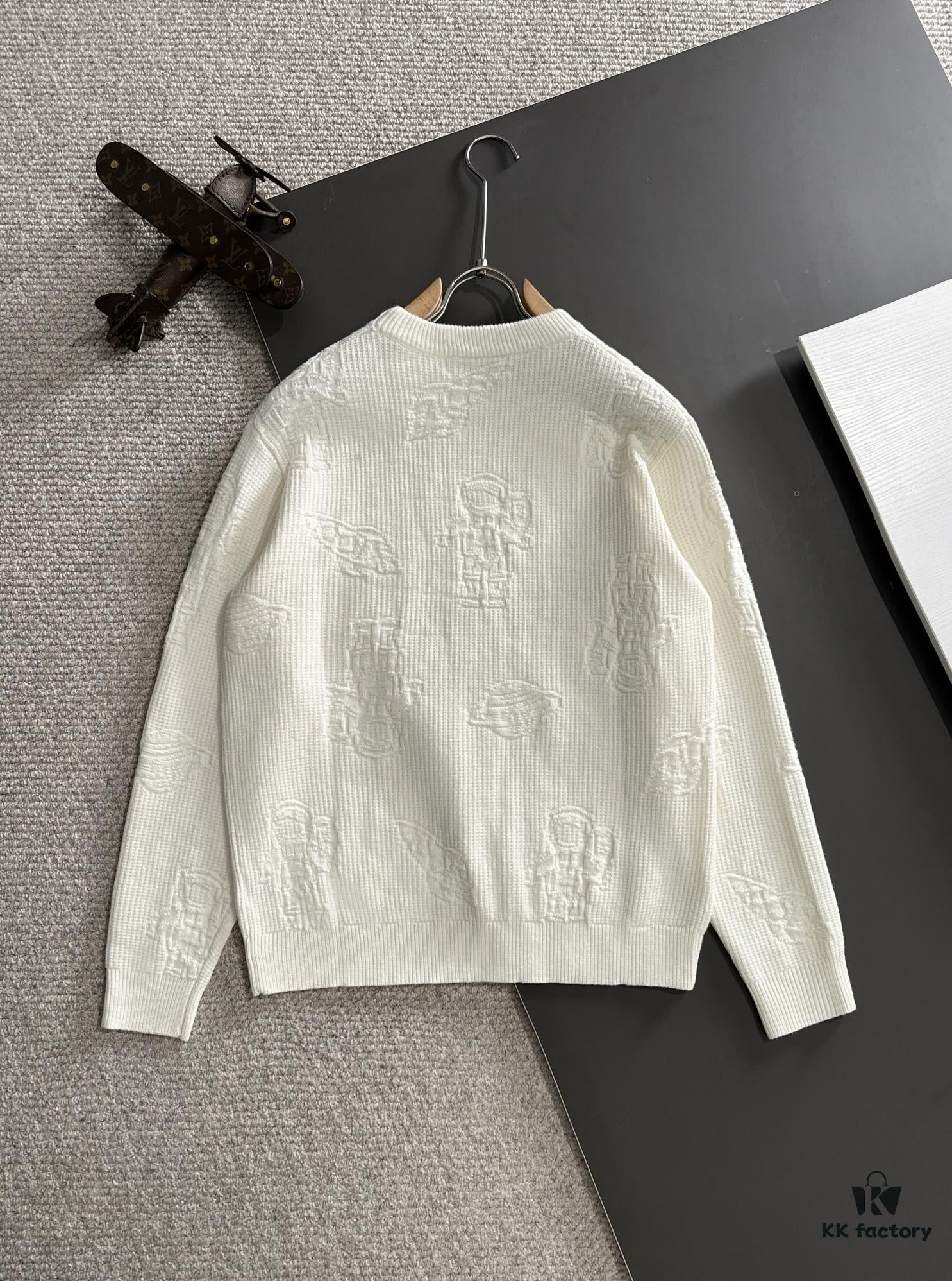 Canada Goose 2024 Official Autumn-Winter New Crew Neck Sweater, Hot Selling Style from Boutique, Premium Wool Blend Fabric