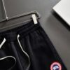 Canada Goose 2024 Autumn/Winter New Elastic Waist Casual Pants, Fleece-Lined, Premium Custom Fabric, Breathable and Comfortable, Refined Design with Brand Identity, Soft and Smooth Texture, Excellent Fit and Tailoring