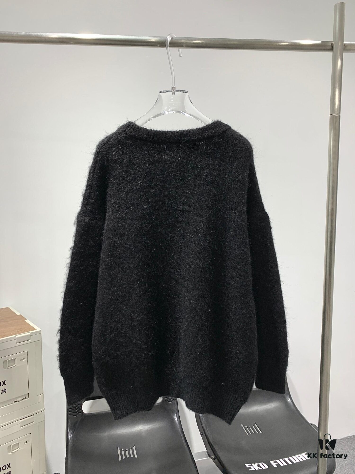 New Arrival Saint Laurent SLY Mohair Crew Neck Sweater Unisex