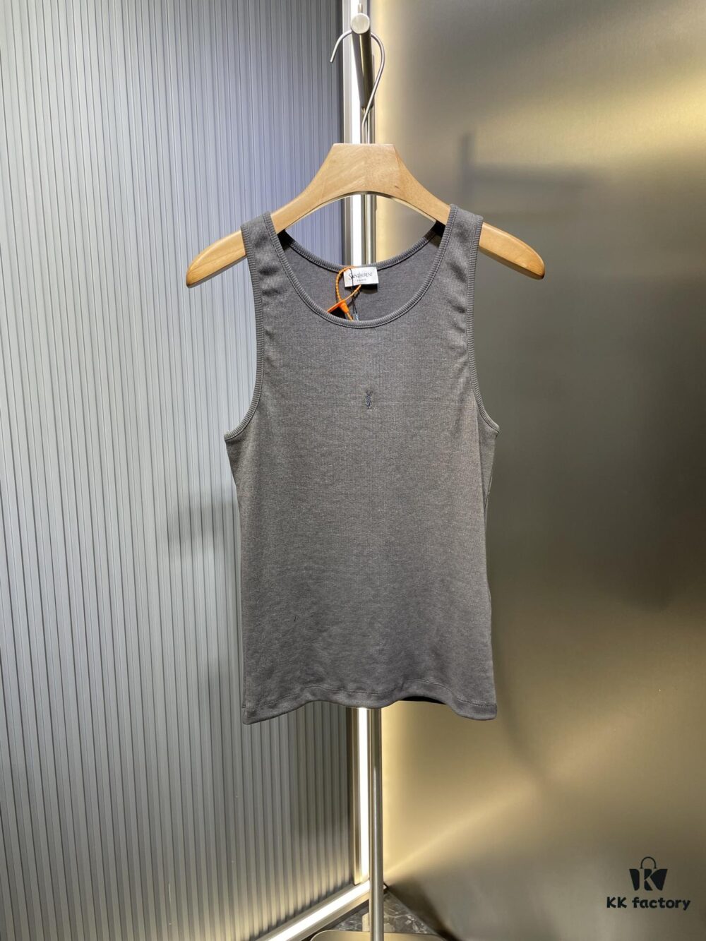 Saint Laurent Embroidered Logo Vest