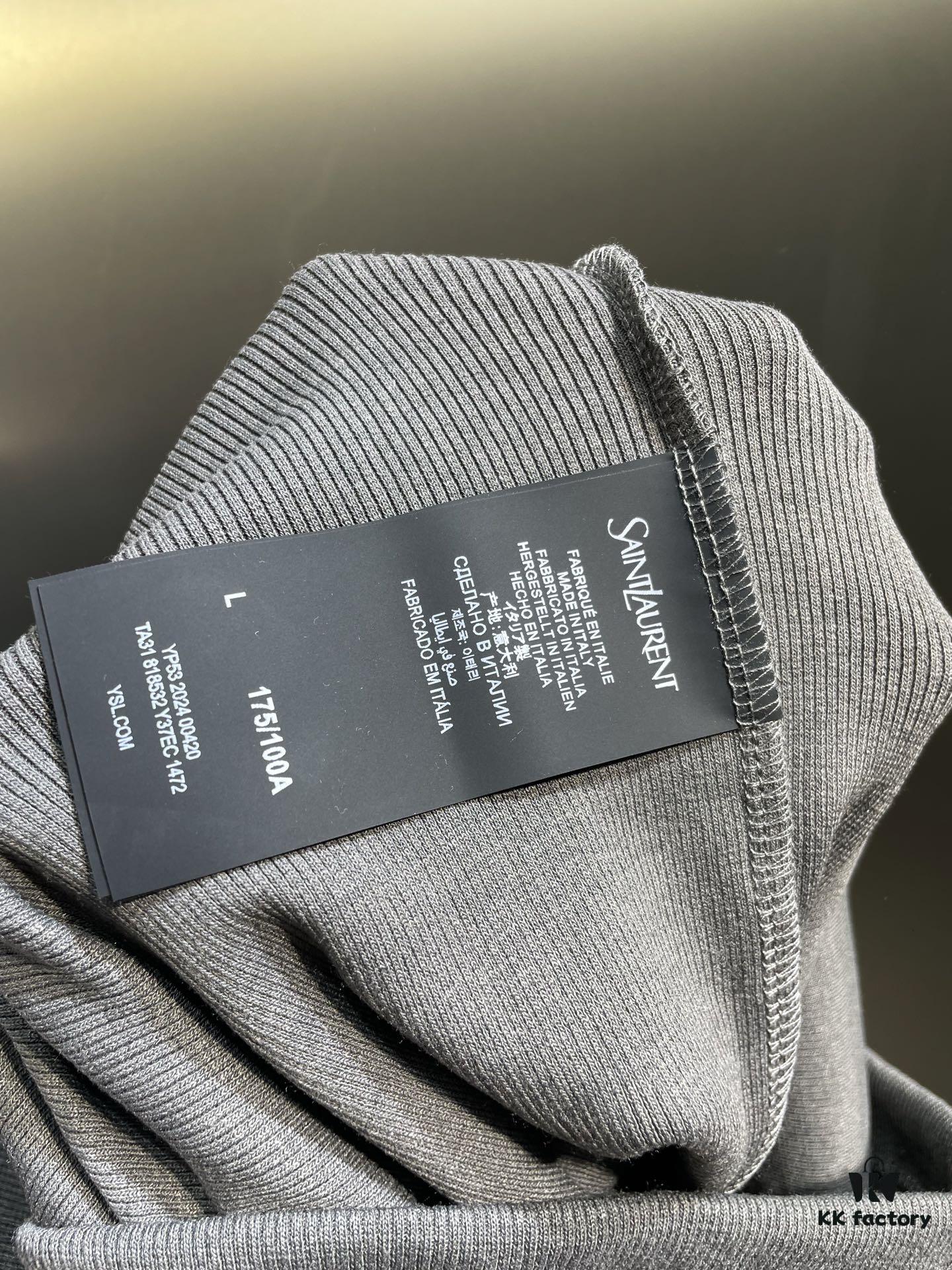 Saint Laurent Embroidered Logo Vest