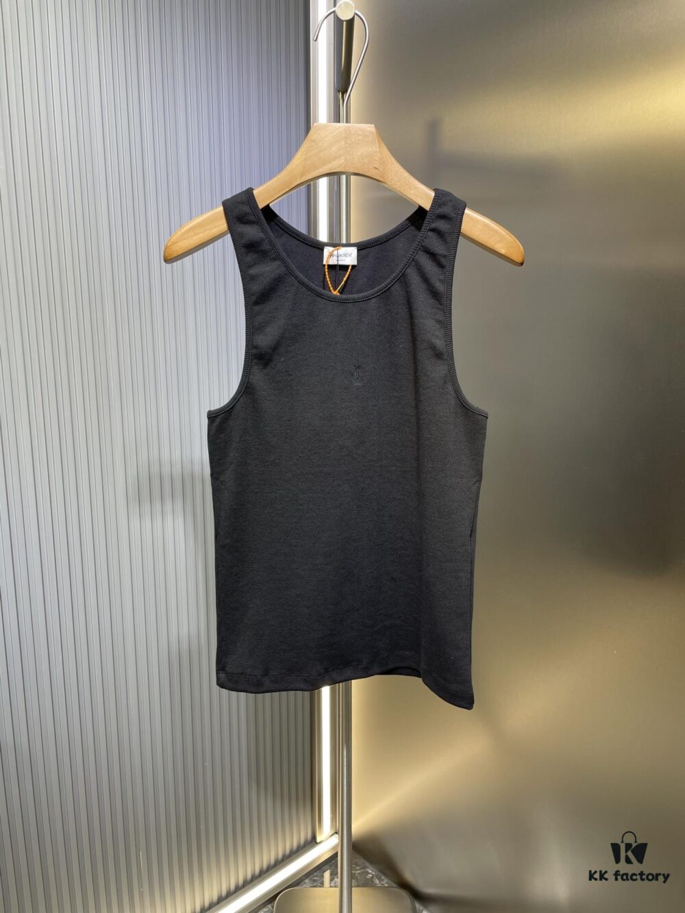 Saint Laurent Embroidered Logo Vest