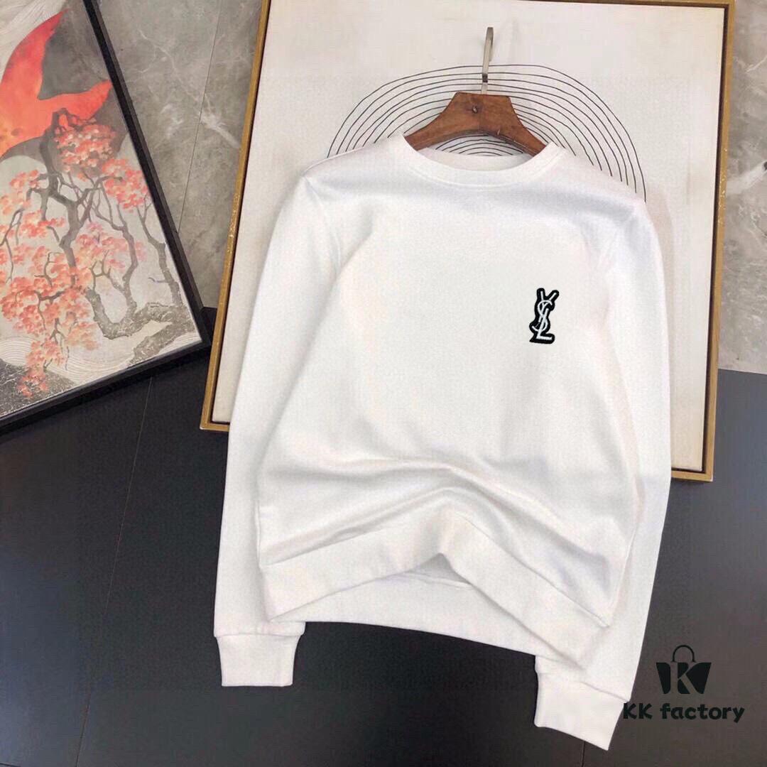 YSL Saint Laurent (Gospel for the Plus-Size) New Arrival 2025 Hoodie Set – Authentic Official Website Version, Premium Natural Roman Cotton, Elegant and Comfortable Wear