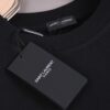 New Arrival 25S Saint Laurent Embossed Logo T-Shirt, Premium Garment-Washed Cotton, Unisex Loose Fit, Soft and Comfortable