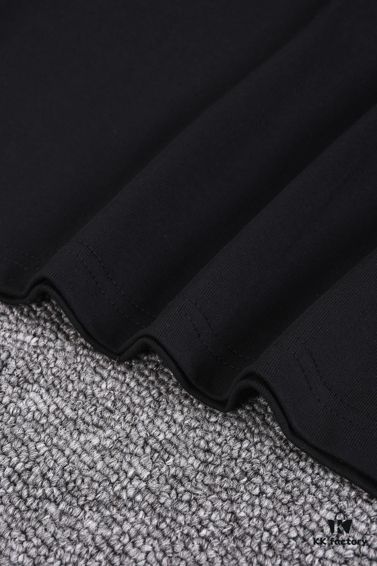 New Arrival 25S Saint Laurent Embossed Logo T-Shirt, Premium Garment-Washed Cotton, Unisex Loose Fit, Soft and Comfortable