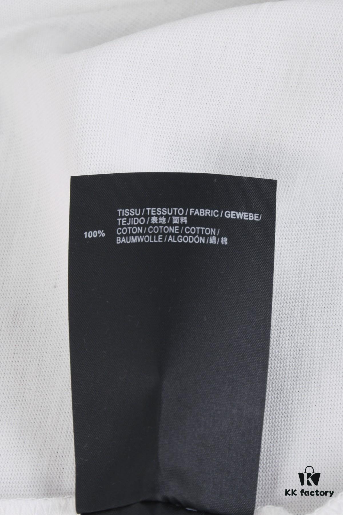 New Arrival 25S Saint Laurent Embossed Logo T-Shirt, Premium Washed Cotton Fabric, Soft and Comfortable Unisex Streetwear