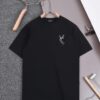 New Arrival 25S Saint Laurent Rhinestone T-Shirt, Heavyweight Cotton Washed Fabric, Unisex Loose Fit Fashion Tee