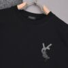 New Arrival 25S Saint Laurent Rhinestone T-Shirt, Heavyweight Cotton Washed Fabric, Unisex Loose Fit Fashion Tee