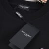 New Arrival 25S Saint Laurent Rhinestone T-Shirt, Heavyweight Cotton Washed Fabric, Unisex Loose Fit Fashion Tee