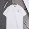 New Arrival 25S Saint Laurent Rhinestone T-Shirt, Heavyweight Washed Cotton Unisex Tee