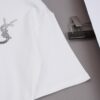 New Arrival 25S Saint Laurent Rhinestone T-Shirt, Heavyweight Washed Cotton Unisex Tee