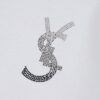 New Arrival 25S Saint Laurent Rhinestone T-Shirt, Heavyweight Washed Cotton Unisex Tee