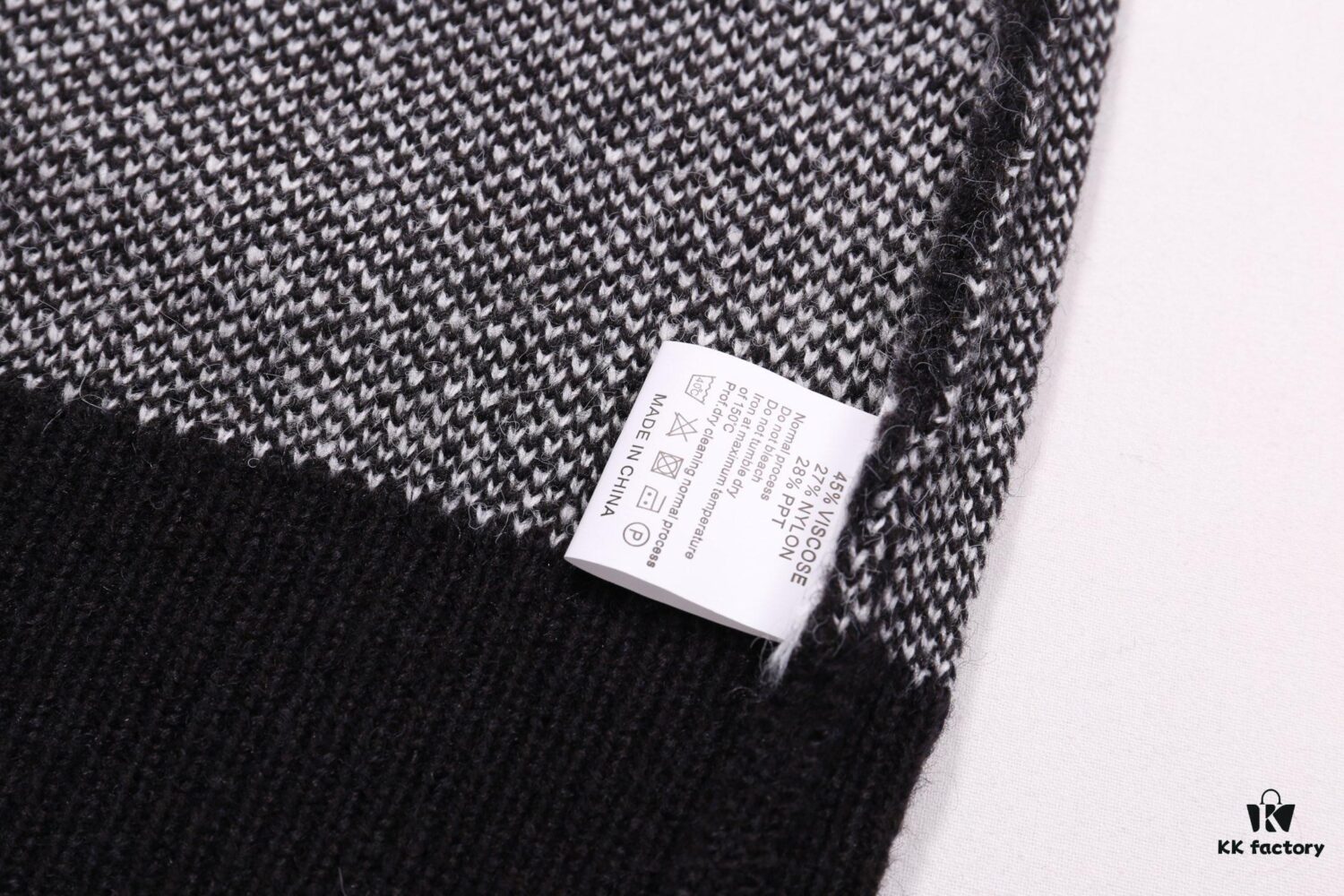 SLY Saint Laurent Script Signature Jacquard Mohair Crew Neck Sweater