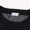 SLY Saint Laurent Script Signature Jacquard Mohair Crew Neck Sweater
