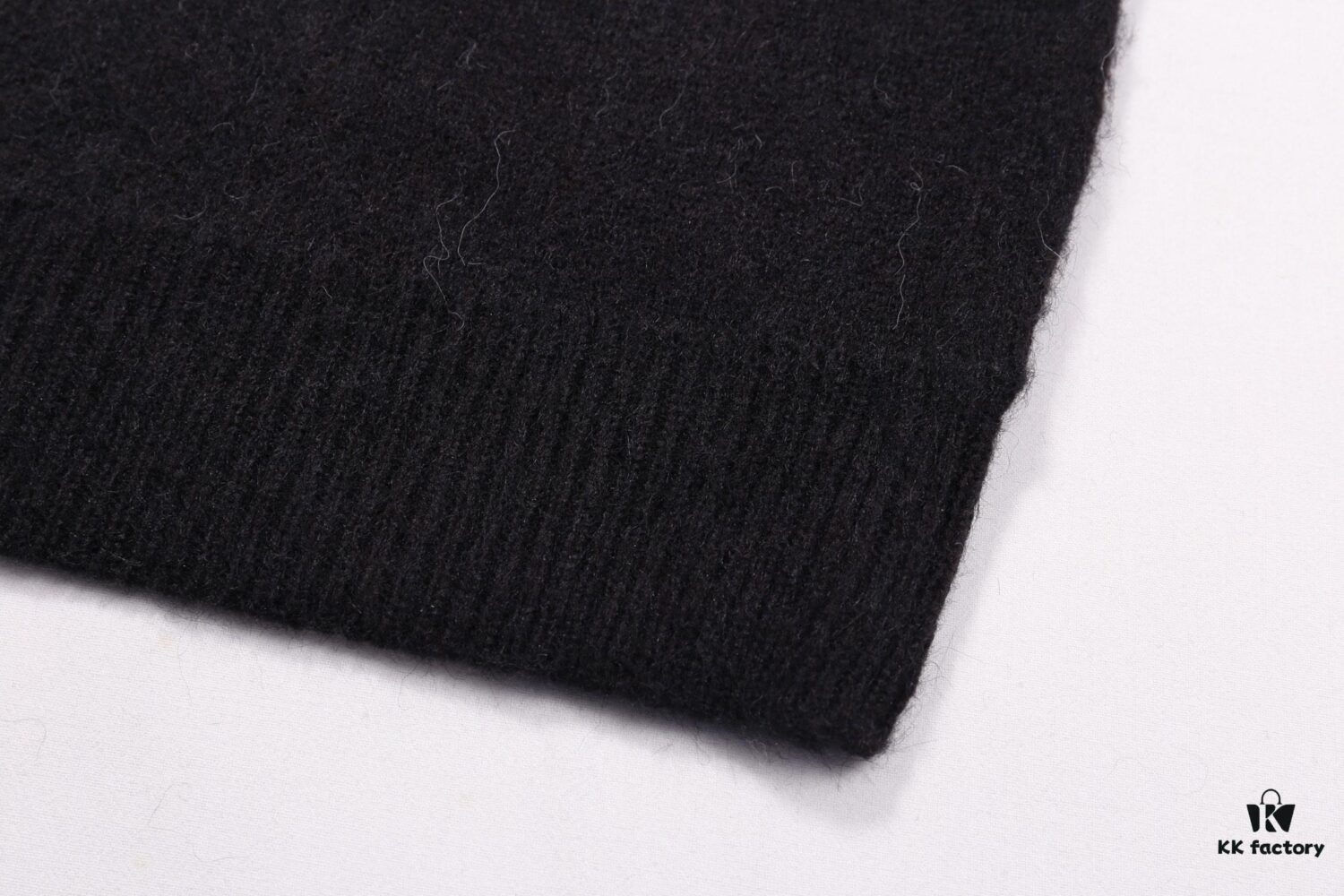 SLY Saint Laurent Script Signature Jacquard Mohair Crew Neck Sweater