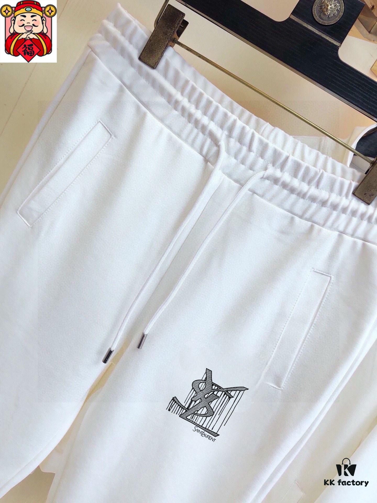 YSL Saint Laurent (Gospel for the Plus-Sized) Hot New 2025 Cardigan Sweatshirt Set – Official Website Original Version, Premium Natural Roman Cotton 100%, Elegant and Comfortable, Authentic Hardware, Retail Sizes M-5XL (Fits up to 220 lbs)