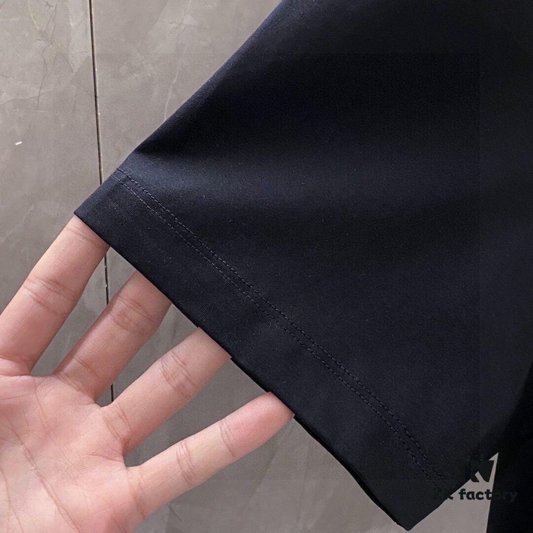 YSL Saint Laurent Men's Casual Short-Sleeve T-Shirt, 2025 Spring/Summer New Arrival, Premium Logo Craftsmanship, High-End Silky Cotton Fabric, Stylish and Versatile Design