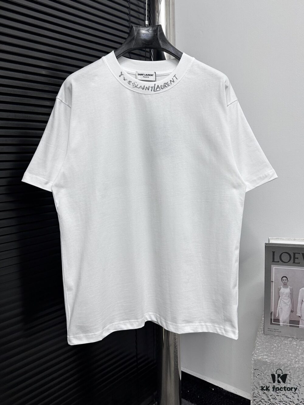 YSL Saint Laurent 25SS Classic Logo Short-Sleeve T-Shirt