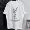 YSL Saint Laurent 25SS Classic Logo Short-Sleeve T-Shirt