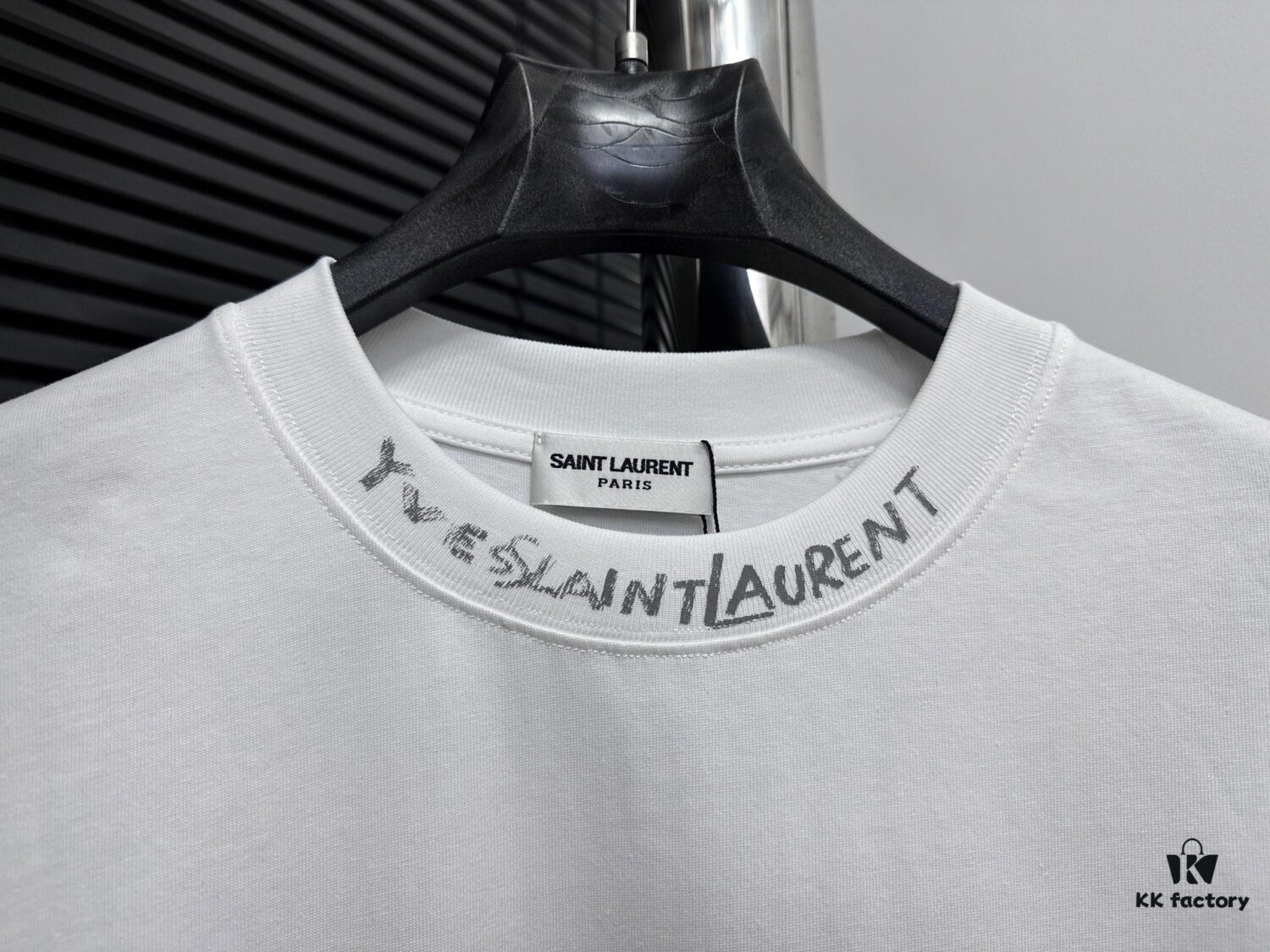 YSL Saint Laurent 25SS Classic Logo Short-Sleeve T-Shirt