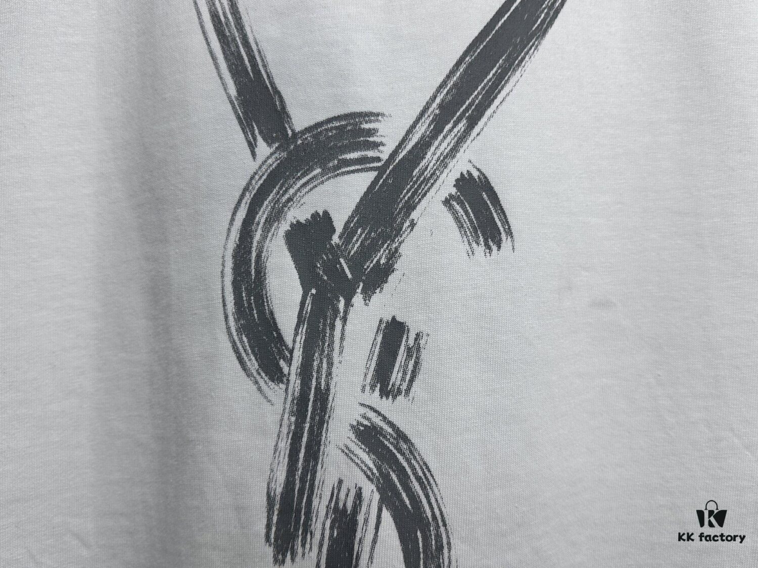 YSL Saint Laurent 25SS Classic Logo Short-Sleeve T-Shirt