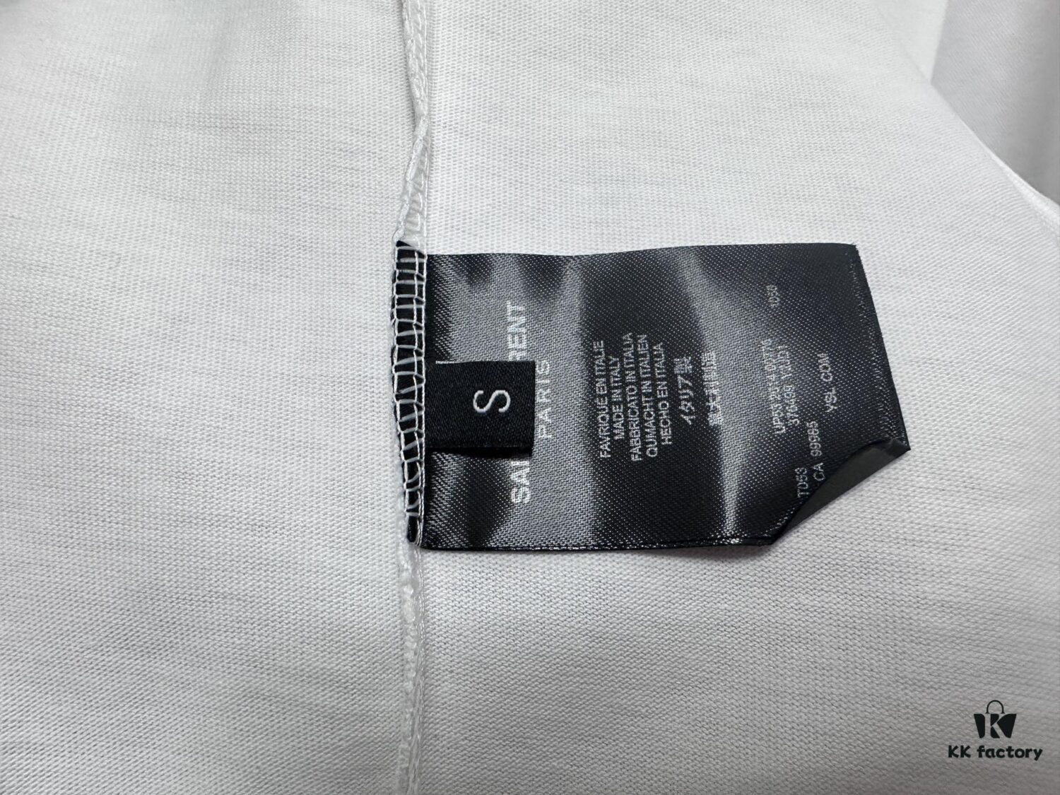 YSL Saint Laurent 25SS Classic Logo Short-Sleeve T-Shirt