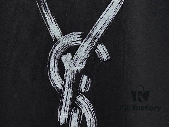 YSL Saint Laurent 25SS Classic Logo Short-Sleeve T-Shirt