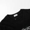 Saint Laurent Paris 23SS Color-Block Letter Short Sleeve T-Shirt