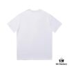 YSL / Saint Laurent Classic Small Logo Embroidered Jacquard Short Sleeve