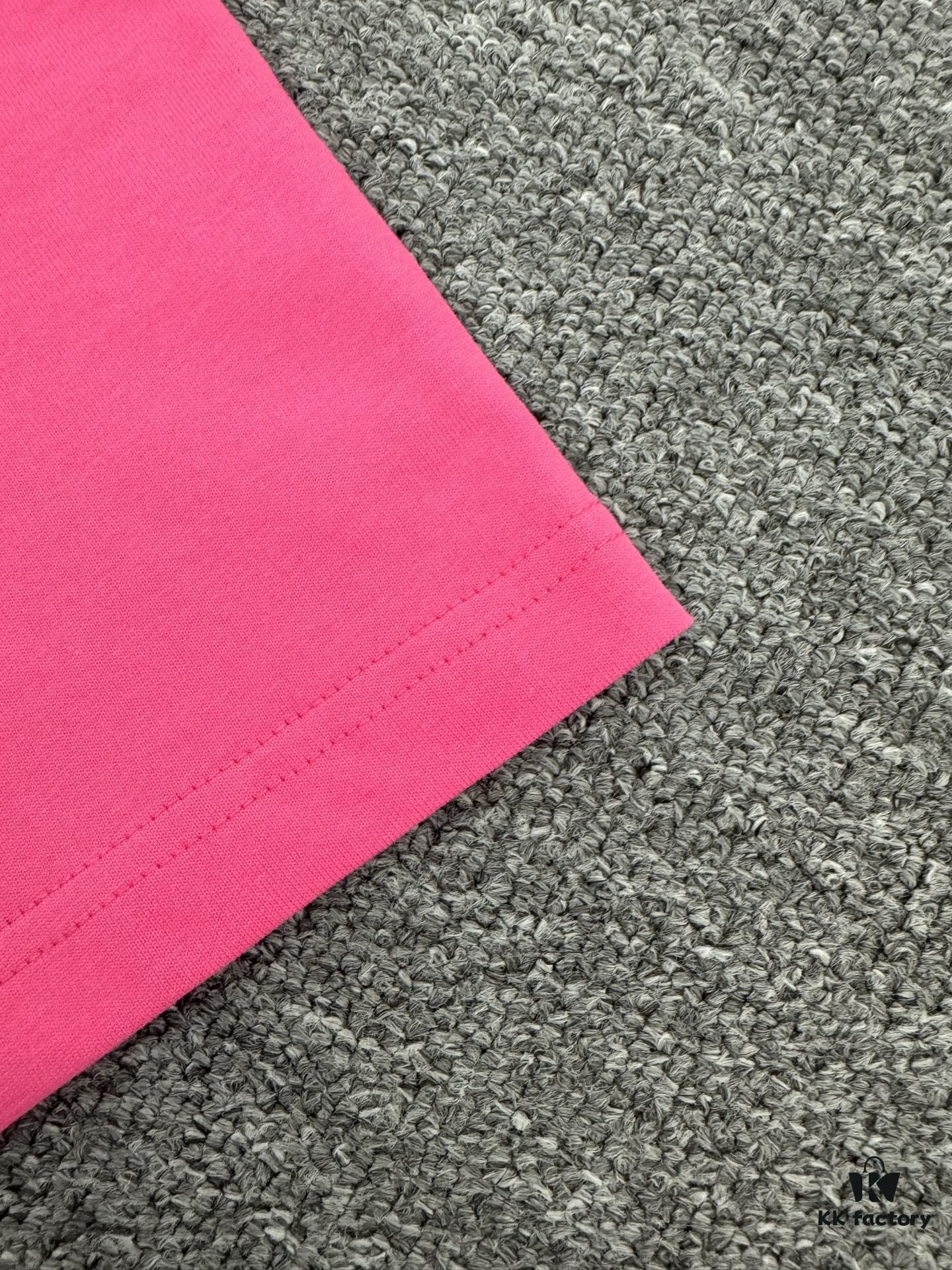 Yves Saint Laurent *YSL* Saint Laurent 320g Heavyweight Pure Cotton T-Shirt, Thick and Breathable Loose Fit, Logo Print Design, Spring and Summer New Round Neck Fashion Short Sleeve Tee