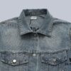 Saint Laurent YSL Rhinestone Embellished Denim Jacket (Top-tier Version, Distinguished from Standard Stock)