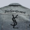 Saint Laurent YSL Rhinestone Embellished Denim Jacket (Top-tier Version, Distinguished from Standard Stock)