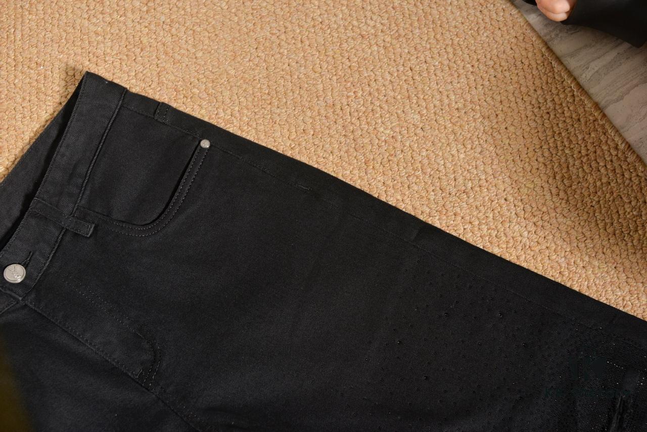 YSL Saint Laurent Rhinestone Premium Craftsmanship Jeans