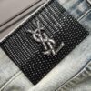 Saint Laurent 2025 All-Season Slim-Fit Denim Jeans, Made from Imported Japanese Plain-Woven Cotton Denim, Fully Labeled, Elegant and Minimalist, Soft and Comfortable with Versatile Styling – A Must-Have for Luxury Casual and Daily Wear