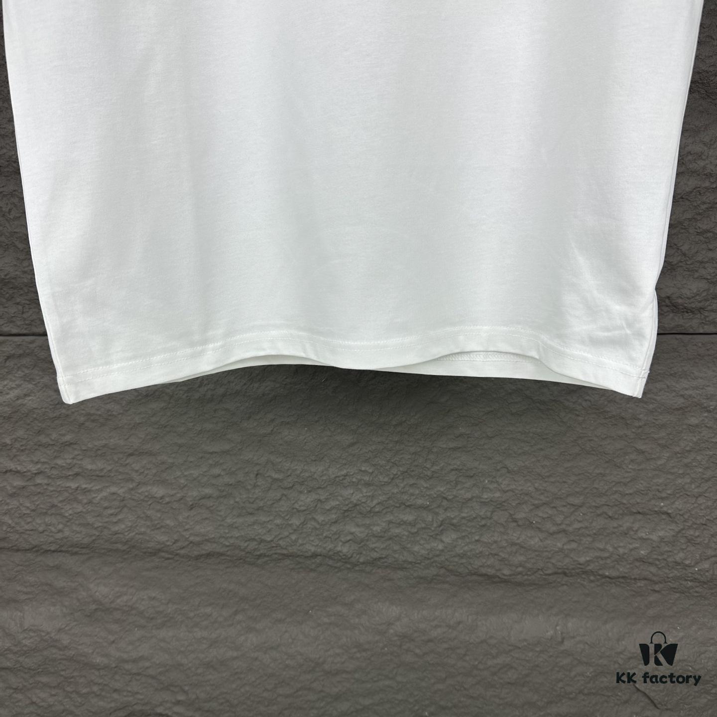 YSL Saint Laurent 2025 New Rhinestone Letter Logo Couple Short Sleeve T-Shirt