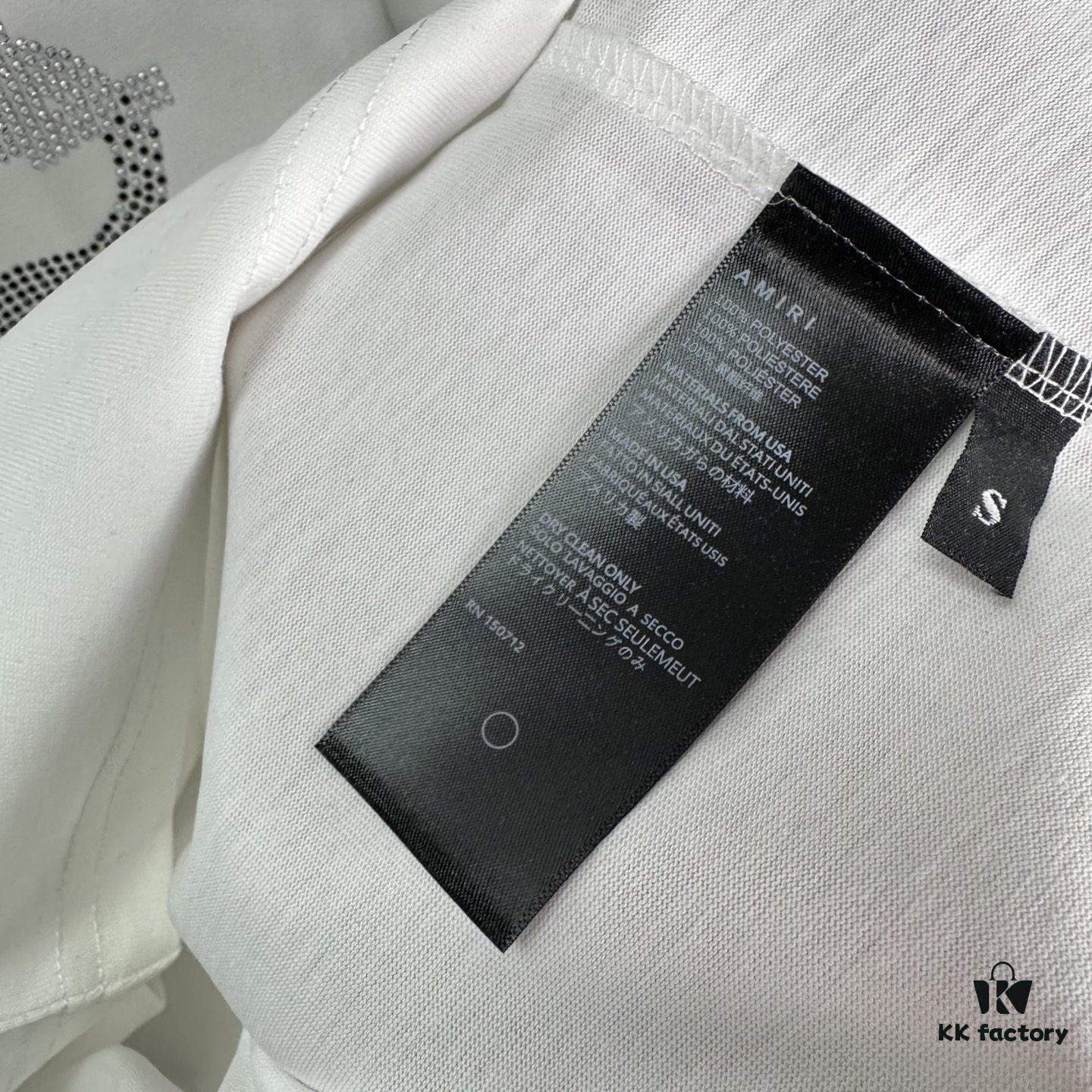 YSL Saint Laurent 2025 New Rhinestone Letter Logo Couple Short Sleeve T-Shirt