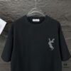 YSL Saint Laurent 2025 New Rhinestone Letter Logo Couple T-Shirt