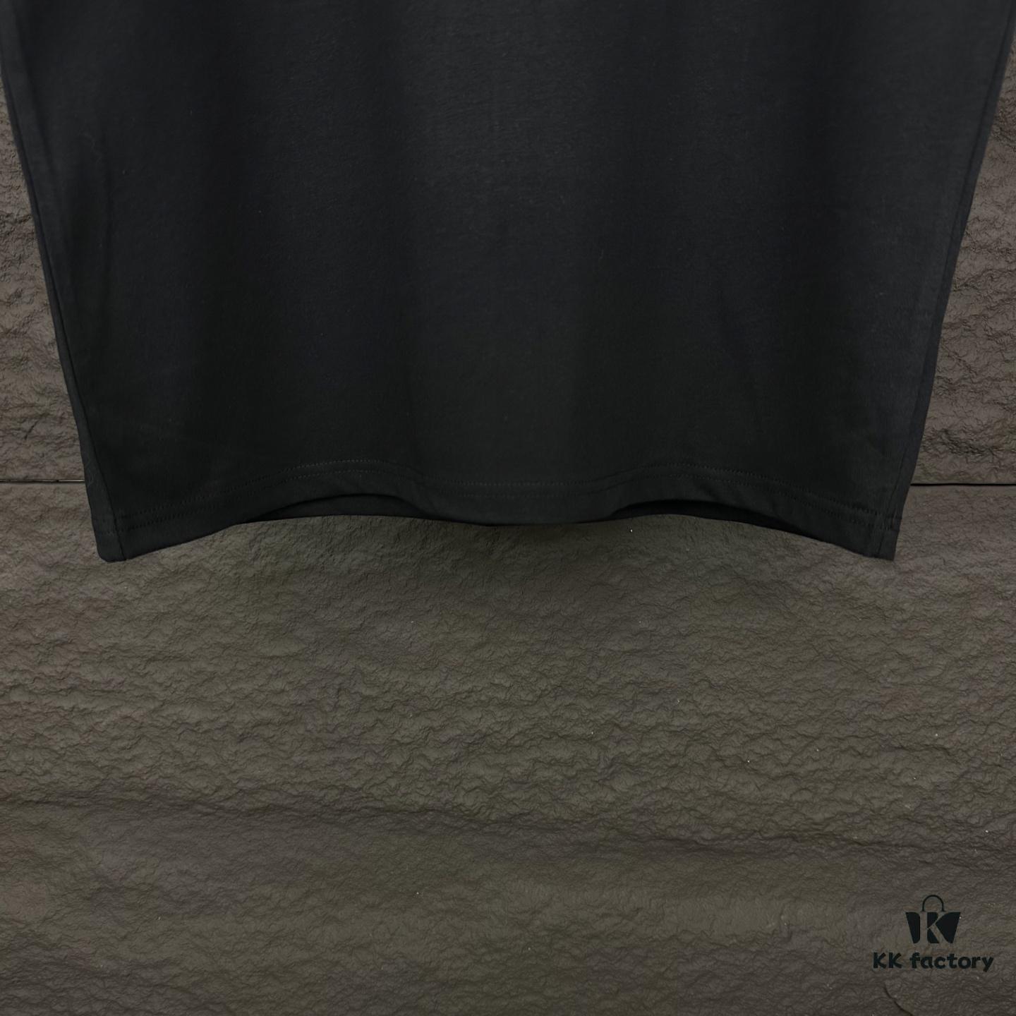 YSL Saint Laurent 2025 New Rhinestone Letter Logo Couple T-Shirt