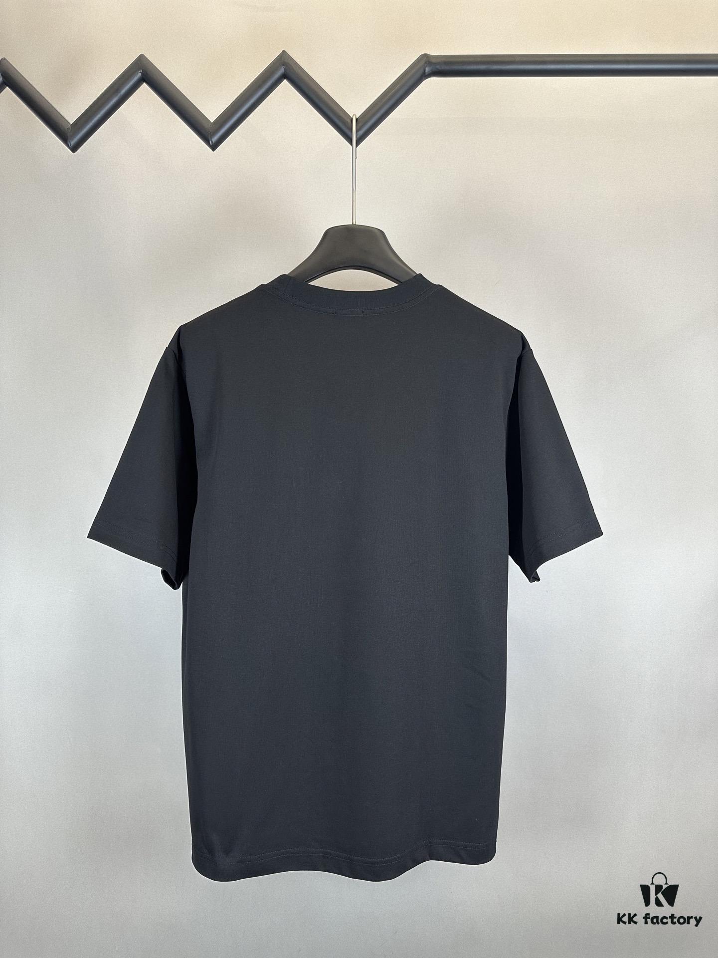 YSL Embellished Letter Cotton Short-Sleeve T-Shirt