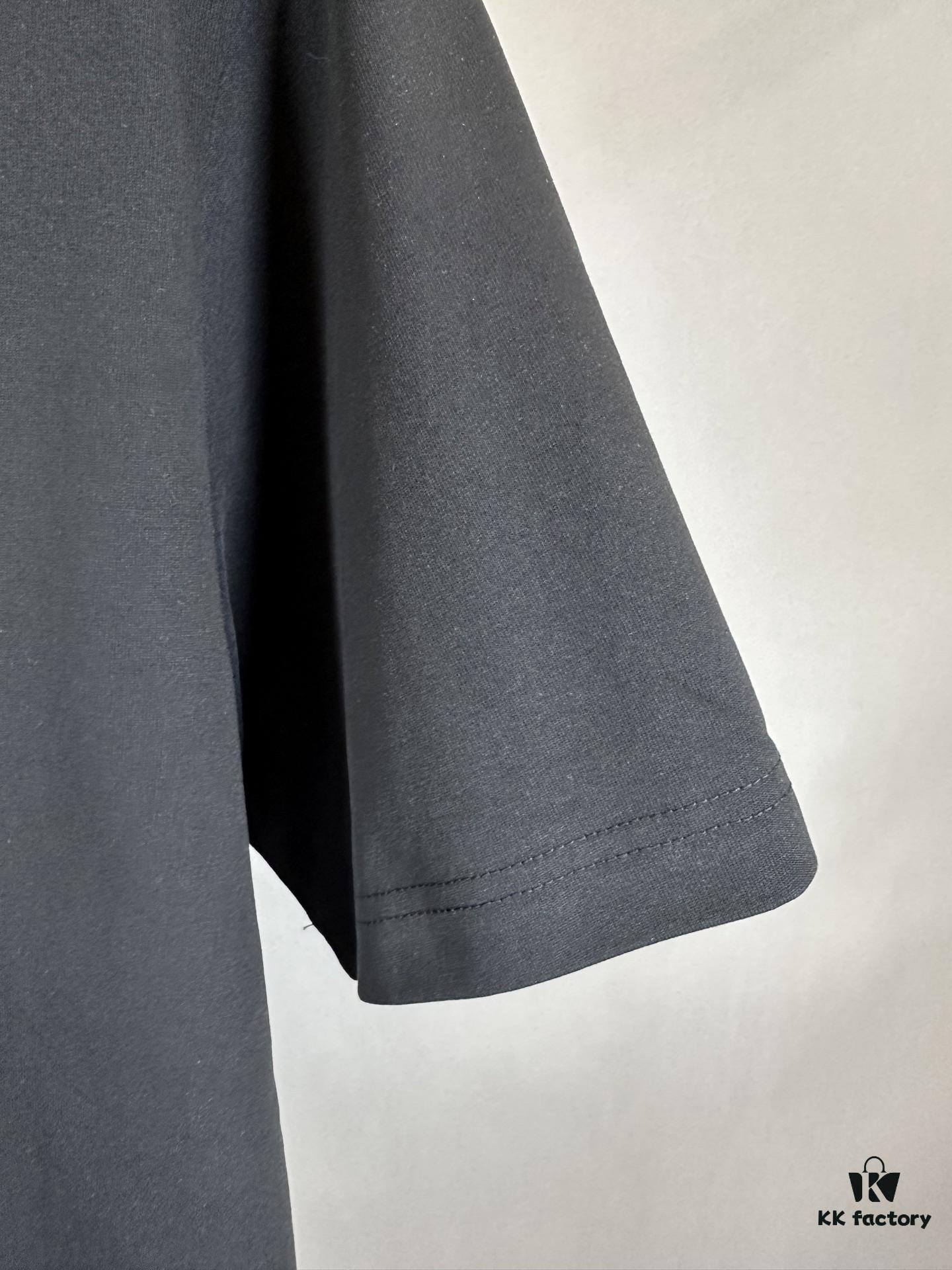 YSL Embellished Letter Cotton Short-Sleeve T-Shirt