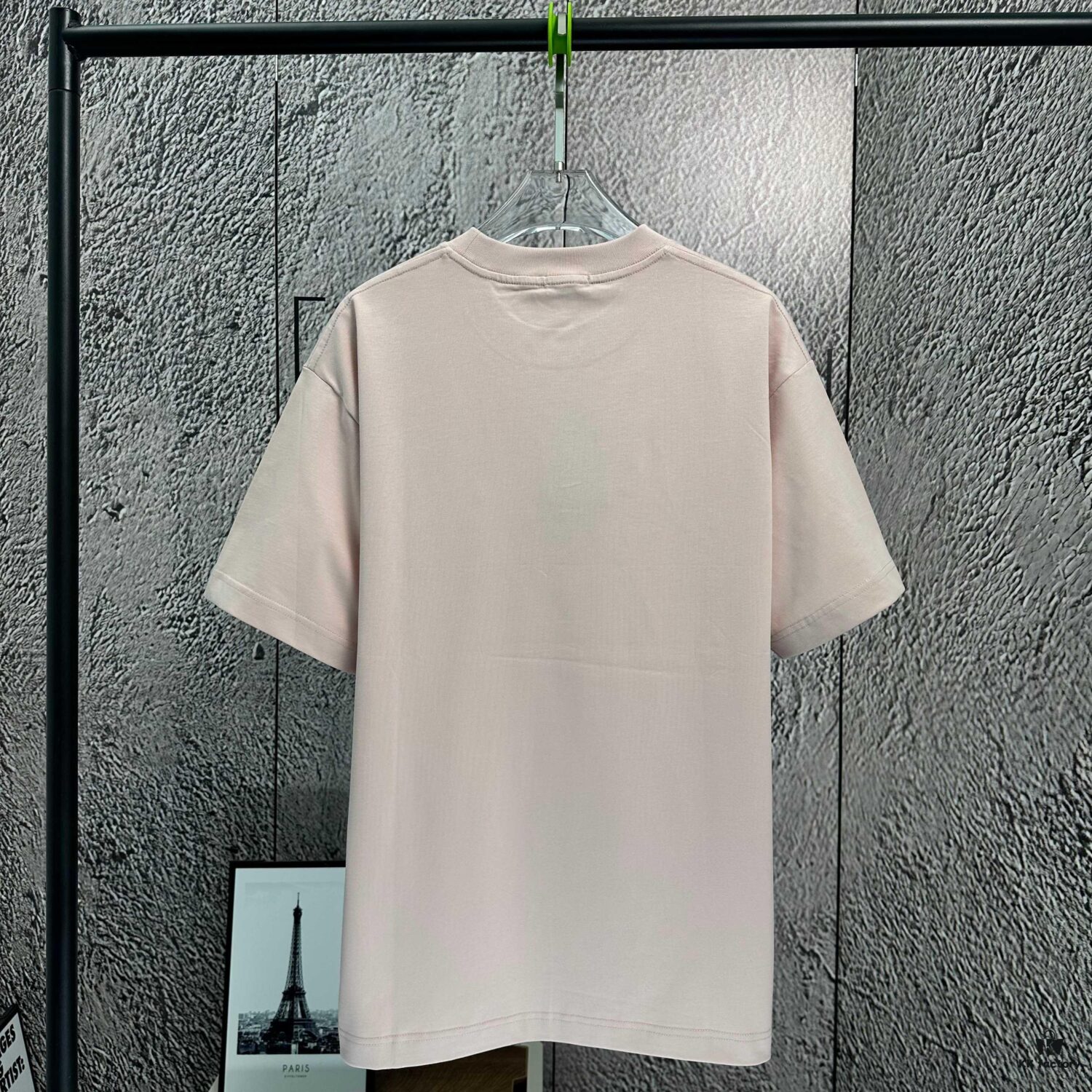 2025 Spring and Summer New Short Sleeve T-Shirt, Heavyweight Pure Cotton with Letter Embroidery