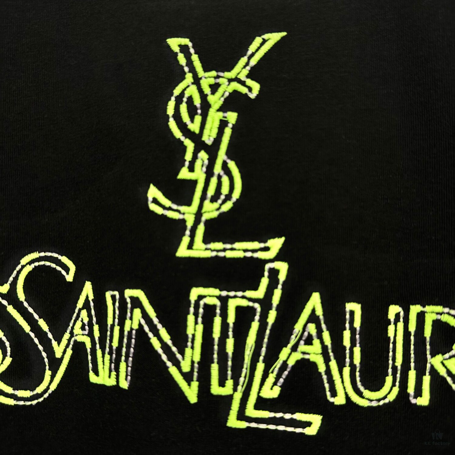 2025 Spring and Summer New Short Sleeve T-Shirt, Heavyweight Pure Cotton with Letter Embroidery