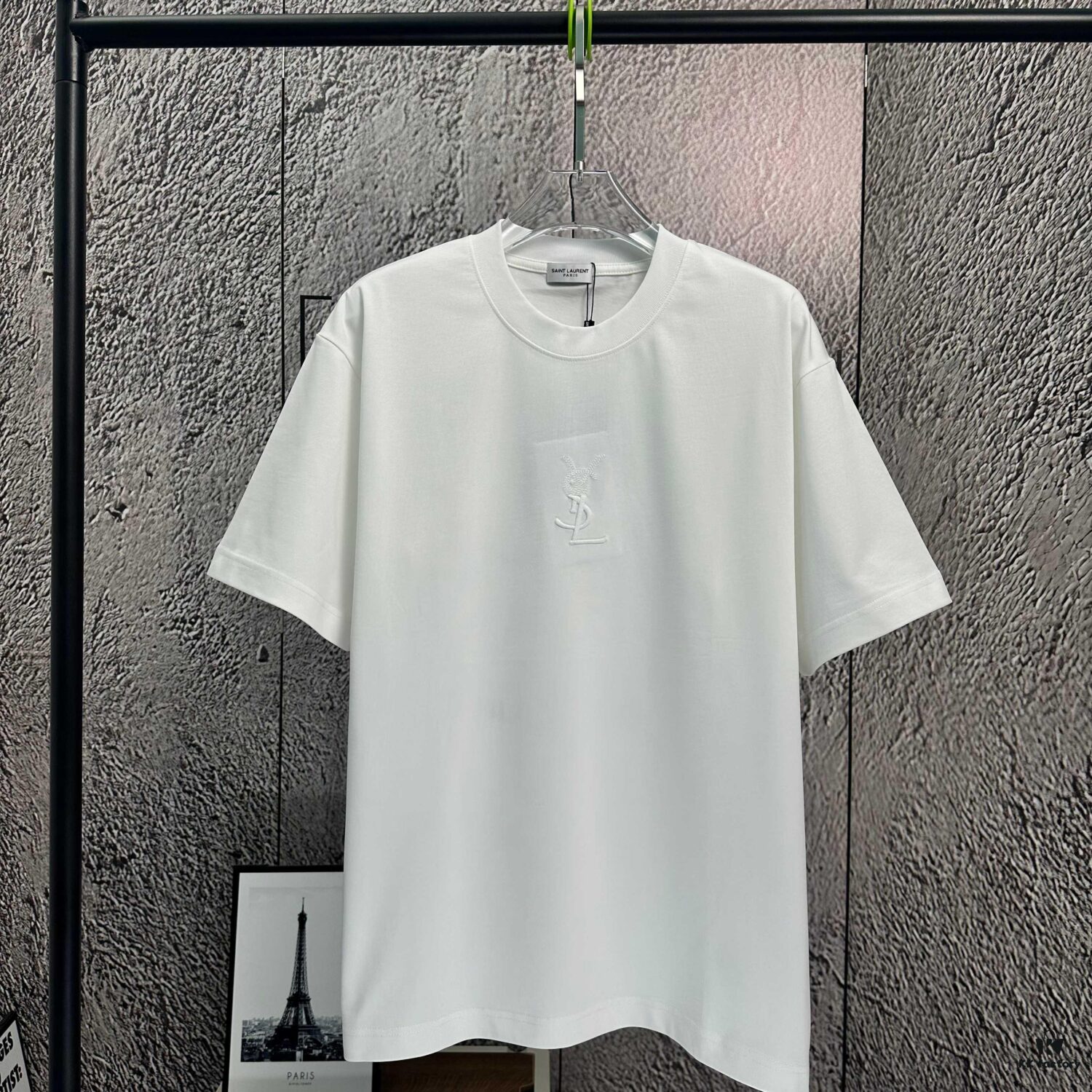 2025 Spring and Summer New Arrival Short Sleeve T-Shirt, Heavyweight Pure Cotton with Special Embroidery and 3D Print