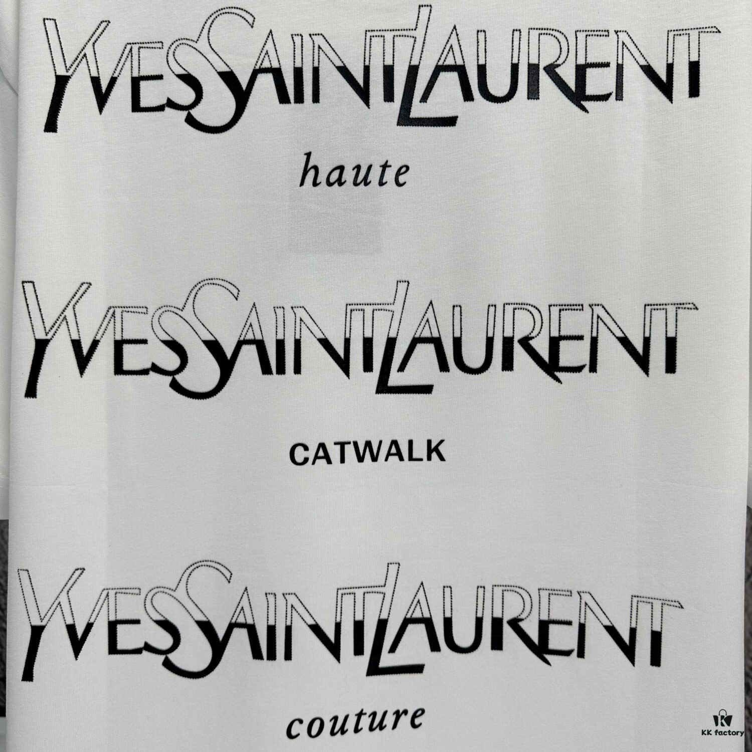 2025 Spring and Summer New Arrival Short Sleeve T-Shirt, Heavyweight Pure Cotton with Special Embroidery and 3D Print