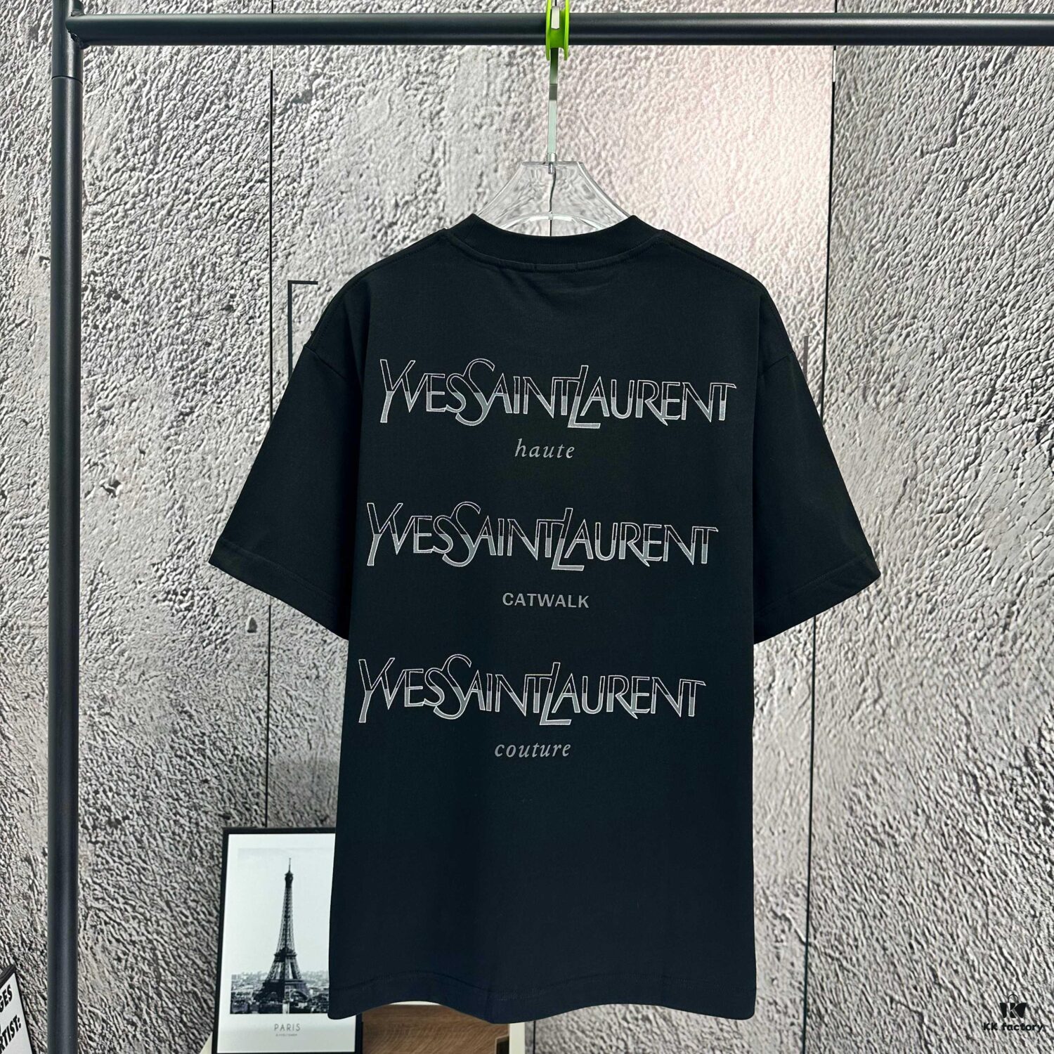 2025 Spring and Summer New Short Sleeve T-Shirt, Heavyweight Pure Cotton with Special Embroidery and 3D Print