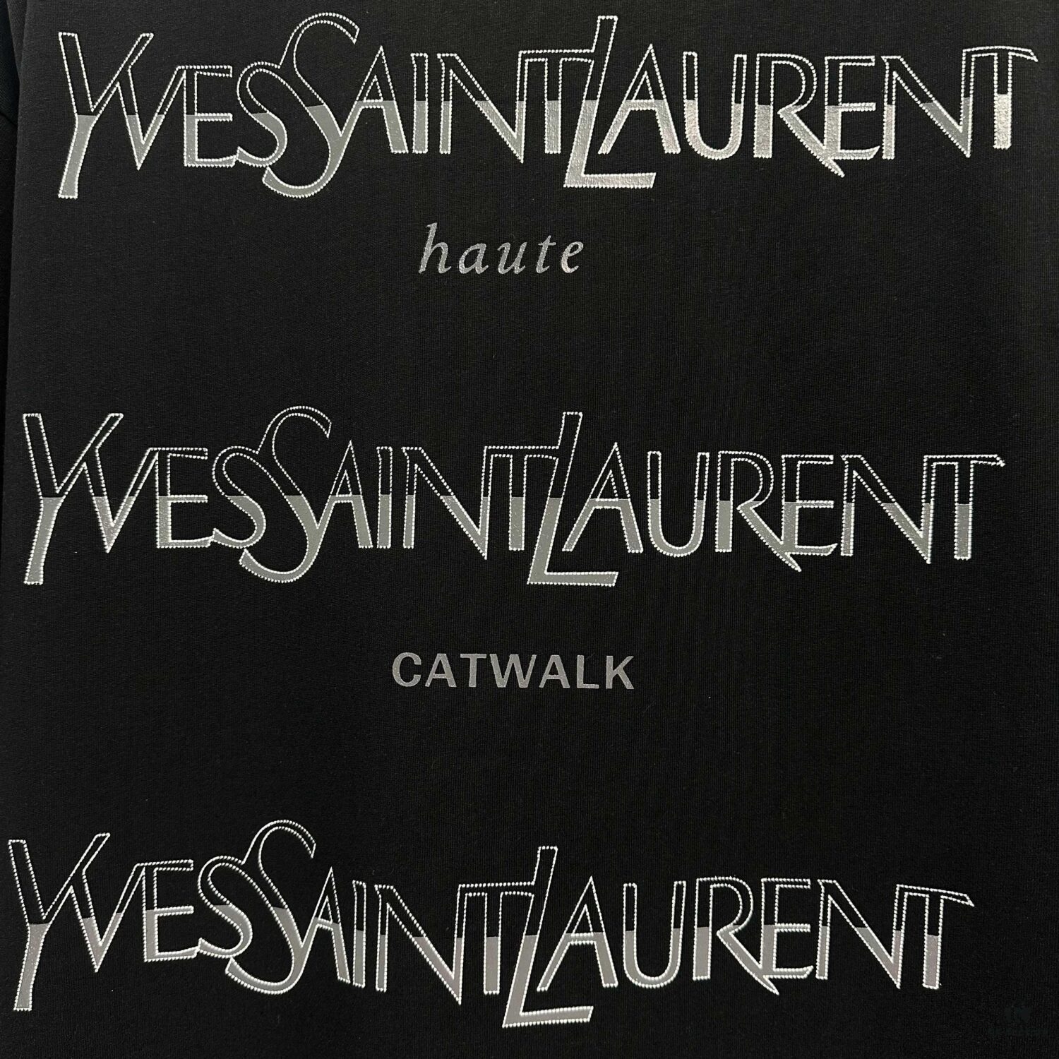 2025 Spring and Summer New Short Sleeve T-Shirt, Heavyweight Pure Cotton with Special Embroidery and 3D Print